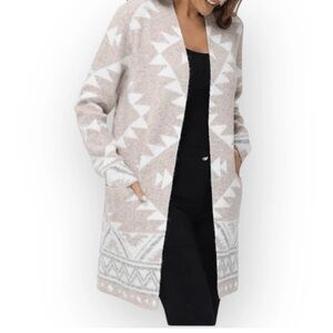 Frye Sweater Cardigan Aztec Large